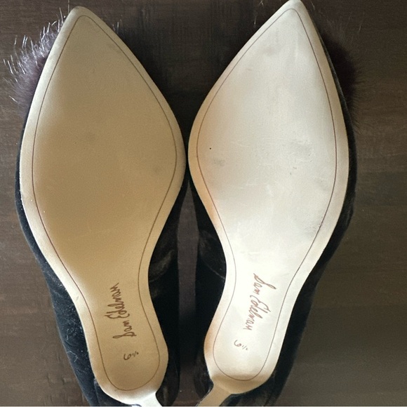 Sam Edelman Haroldson Pump Heels Women's Size 6.5 Dark Brown Event Formal Pom - Picture 10 of 11